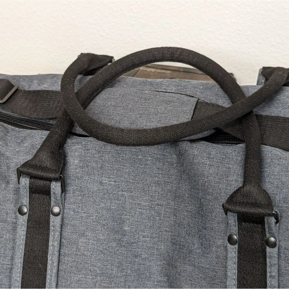 Velour Brand Large Water Resistant Gym Travel Duffel Bag Shoe Compartment